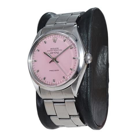 vintage men's rolex air king baby pink dial|Rolex Air King Pink Dial .